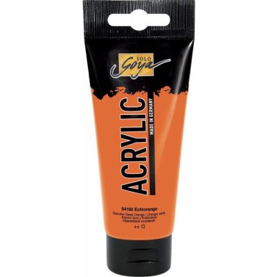 Akrylová barva umělecká SOLO GOYA 100 ml v tubě oranžová – Hledejceny.cz
