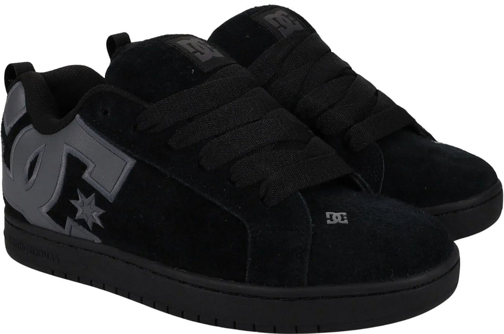 DC Court Graffik SE Black/Black/Grey