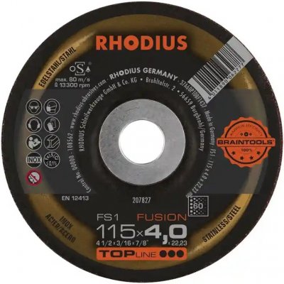 Rhodius Brusný kotouč 115 x 4,0 x 22,23 mm Z60 207827