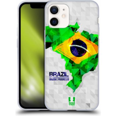 Pouzdro Head Case Apple iPhone 12 Mini GEOMAPA BRAZÍLIE