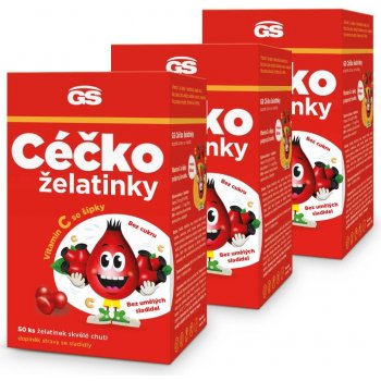 GS Céčko želatinky, 3 x 50 ks