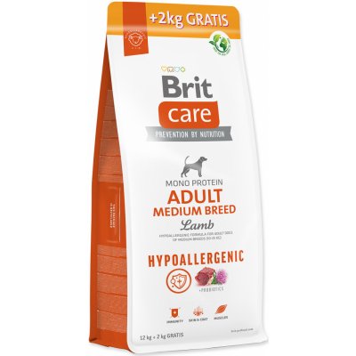 Brit Care Hypoallergenic Adult Medium Breed Lamb & Rice 14 kg – Zbozi.Blesk.cz