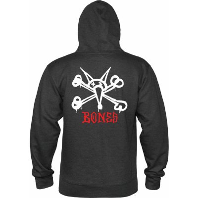 BONES RAT BONES HOOD Charcoal Heather