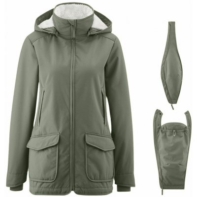 Mamalila softshellová nosící bunda allweather Allrounder Cosy agave zelená – Hledejceny.cz