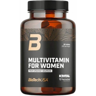 BioTechUSA Multivitamin For Women from organic sources 60 tablet – Hledejceny.cz
