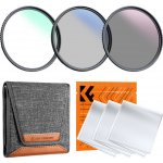K&F Concept Nano-Klear sada filtrů MCUV + CPL + ND4 s pouzdrem 82 mm – Hledejceny.cz