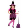 Dětský karnevalový kostým čarodějnice fialová