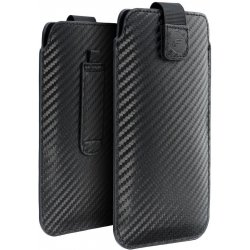 Pouzdro Forcell POCKET Carbon Model 09 Apple IPHONE 13 mini / 6 / 7 / 8 / 12 mini SAMSUNG S3 i9300 / S4 i9500 / A3