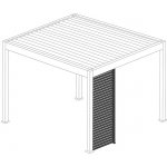 ROJAPLAST Horizontální panel k zastínění pro bioklimatické pergoly, více velikostí na výběr Rozměr: 1 m – Zboží Dáma