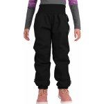 Unuo dětské softshellové oteplovačky s fleecem Plus Kouzelné květiny černá – Sleviste.cz