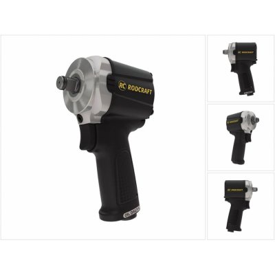 Clé à Chocs Compacte Rodcraft RC2203 - Couple De Desserrage 1250 Nm, 6.2 Bar