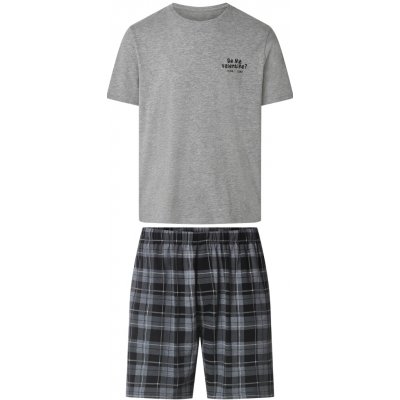 esmara Men pánské pyžamo šedá/černá – Hledejceny.cz