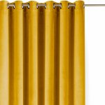 Filumi Sametový dimout závěs v hořčicové barvě 140x250 cm Velto – Filumi – Zboží Mobilmania