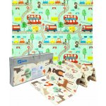 HUMBI PĚNOVÁ PODLOŽKA SKLÁDACÍ PRO DĚTI VZDĚLÁVACÍ OBOUSTRANNÁ TAŠKA – Zbozi.Blesk.cz