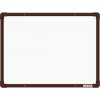 Tabule VMS Vision boardOK Lakovaná tabule na fixy s hnědým rámem Hnědá 60 x 45 cm