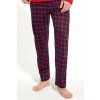 Pánské pyžamo Cornette 124/210 Winter 2 pánské pyžamo dlouhé červené