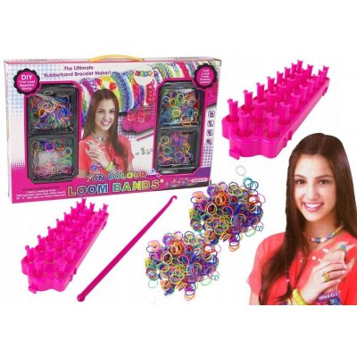 Sada na výrobu náramků z gumiček Loom bands – Hledejceny.cz