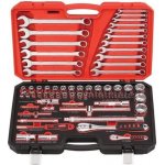 4CZech gola sada 1/4"+1/2" 4-32mm + 2 ráčny 72 zubů, 76ks + očkoploché klíče 4-32 4CZ-146-76-120 – Zboží Mobilmania