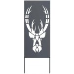 Dekorativní zahradní panel Antracit 50 x 140 cm – Hledejceny.cz