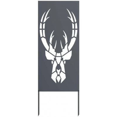 Dekorativní zahradní panel Antracit 50 x 140 cm – Hledejceny.cz