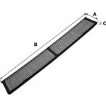 Filtr, vzduch v interiéru VALEO 715503