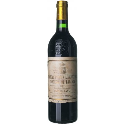 Château Pichon Longueville Pauillac Grand Cru suché červené 1987 0,75 l (holá láhev) – Hledejceny.cz