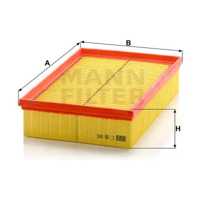 MANN FILTER Vzduchový filtr C 28 145 – Hledejceny.cz