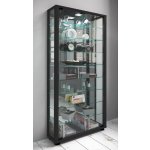 VCM Lumo Maxi se zrcadlem včetně LED osvětlení černá – Zboží Dáma