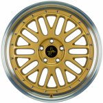 Keskin KT22 8x18 5x112 ET45 gold lip polished – Hledejceny.cz