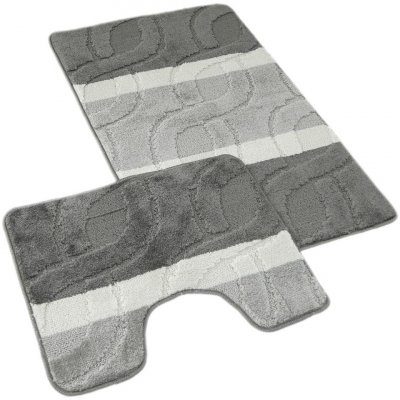 Kvalitex Geometrie šedá sada 60 x 100 cm + 60 x 50 cm – Zboží Mobilmania