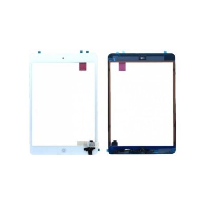 Dotykové sklo s IC pro Apple iPad Mini 1 / Mini 2 bílá 8596115558977