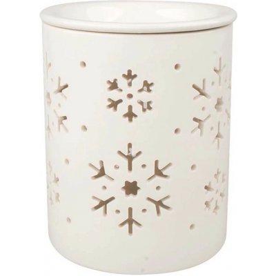 Anděl Přerov Aromalampa vločky porcelánová 10.5 x 13 x 10,5 cm – Hledejceny.cz