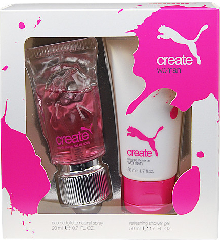 Puma Create Woman EDT 20 ml + 75 ml deodorant pro ženy dárková sada