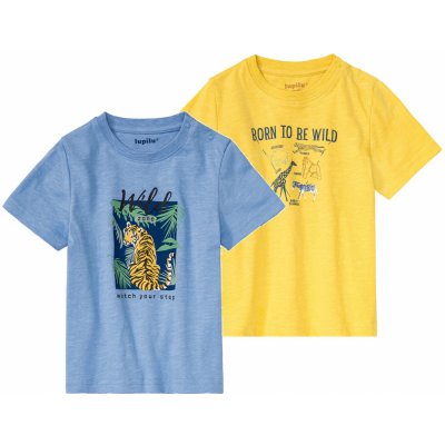 lupilu Chlapecké triko 2kusy světle modrá žlutá – Zboží Mobilmania