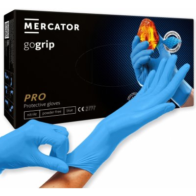 Mercator Medical gogrip jednorázové nitrilové blue 50 ks – Hledejceny.cz