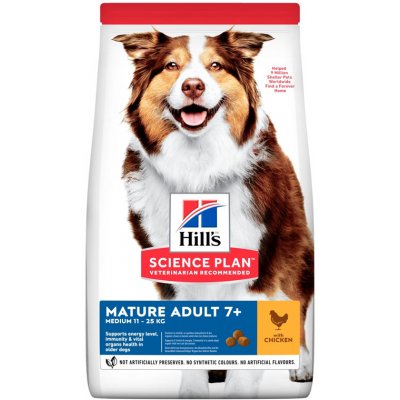 Hill’s Science Plan Mature Adult 7+ Youthfull Vitality Medium Chicken 2,5 kg – Hledejceny.cz