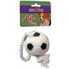 Hračka pro psa Cobbys Pet Aiko Fun Fotbalový míč na laně 26 cm