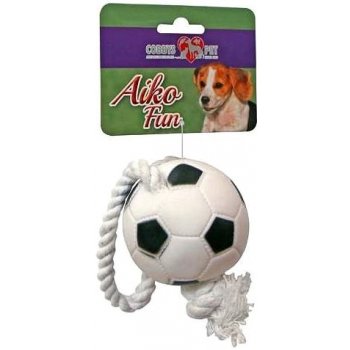 Cobbys Pet Aiko Fun Fotbalový míč na laně 26 cm