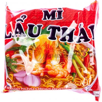 LAU THAI instant. nudlová polévka krevetová 80 g – Zboží Dáma