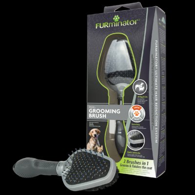 FURminator dvojitý kartáč d 21 x š 6,5 x v 4 cm – Sleviste.cz