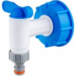 BRADAS Sada pro kontejner na vodu IBC, redukce IBCS60 a kohoutek 3/4" s koncovkou BR-IBCS60-KP3434 – HobbyKompas.cz