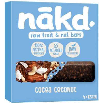 Nakd Cocoa Coconut RAW 4 x 35 g – Zboží Dáma
