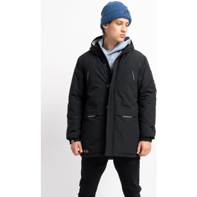 Reporter Young zimní bunda s kapucí a prostornými kapsami černá – Zboží Mobilmania