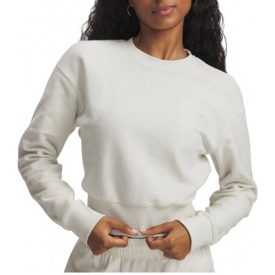 Under Armour Icon Terry Varsity Crew Wmn White – Zboží Dáma