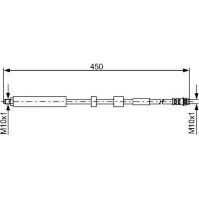 Brzdová hadice BOSCH 1 987 481 051