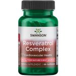 Swanson Resveratrol Complex 180 mg 60 kapslí – Hledejceny.cz
