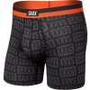 Boxerky, trenky, slipy, tanga Saxx sport mesh bb fly checkerboard black