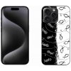 Pouzdro a kryt na mobilní telefon Apple mmCase Gelové iPhone 15 Pro Max - kostry a rybky