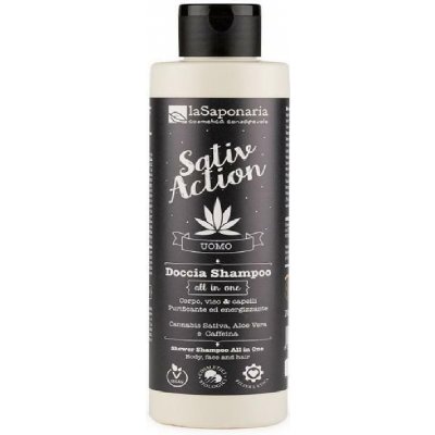 laSaponaria laSaponaria Men sprchový gel s konopím BIO 200 ml – Zboží Mobilmania