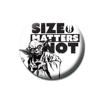 Pyramid International placka Star Wars Size Matters Not – Hledejceny.cz